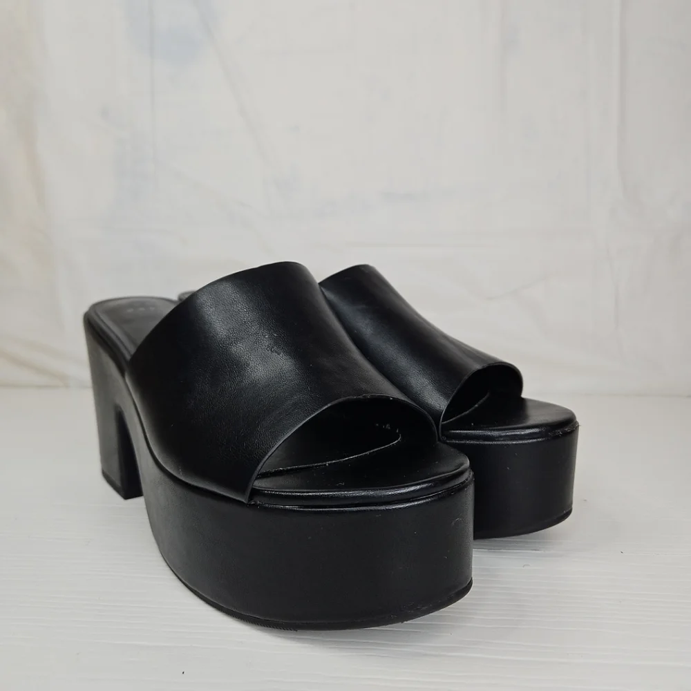 Women's Ricky Platform Heels with Memory Foam Insole - A New Day™ Sizes Slip-on